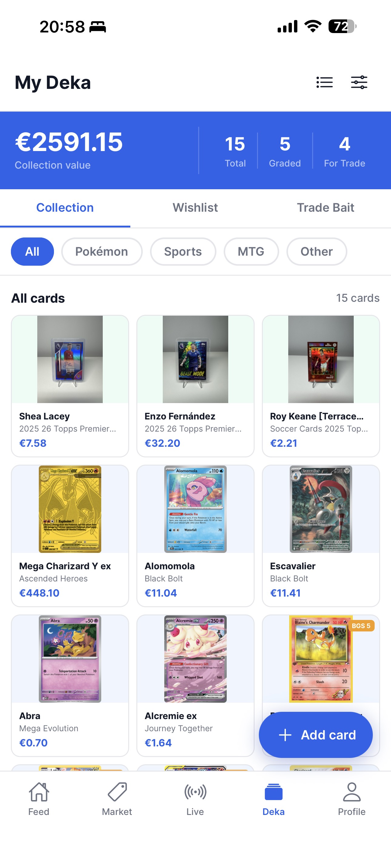 Deka collection manager